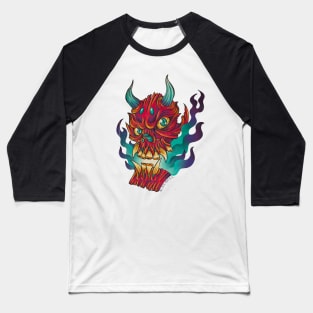 Hannya mask Baseball T-Shirt